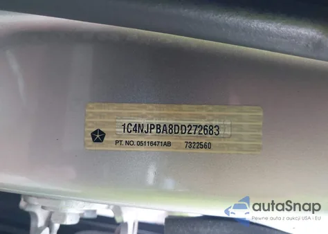 2013 Jeep Patriot Sport из США, поврежденный, VIN 1C4NJPBA8DD272683